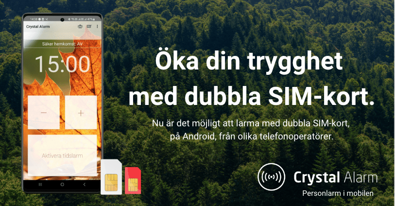 Läs mer om artikeln Nu är det möjligt att larma med dubbla SIM-kort